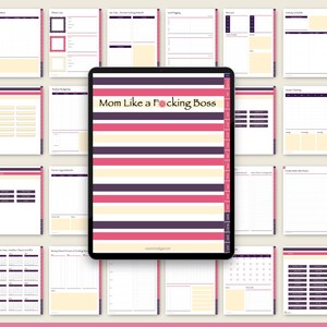 Sweary Planner, Digital Planner, Funny Planner, Weekly Planner, Monthly Planner