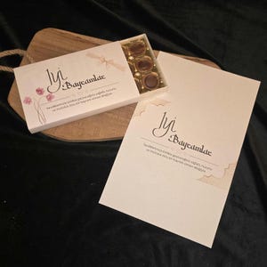 Toffifee-banderol | Set van 2 | Gelukkig nieuwjaar | Ramadan cadeauverpakking | Eid Mubarak | Direct afdrukken | Digitale kunst | Turks