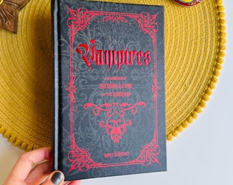 Vampires: A Handbook of History, Lore of the Undead Book, Count Dracula, Gothic Friend Gift, Horror Story, Transylvania Victorian, Nosferatu