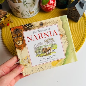 Sabiduría de Narnia, Minimanual, C. S. Lewis, Pauline Baynes, Las Crónicas de Narnia, Libro coleccionable raro de Narnia, Colección Mundial de Narnia