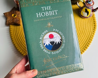 The Hobbit, Illustrated by the Author, Illustrated by J.R.R. Tolkien, Tolkien Illustrated Editions, Collector's Edition, LOTR Book Fan Gift