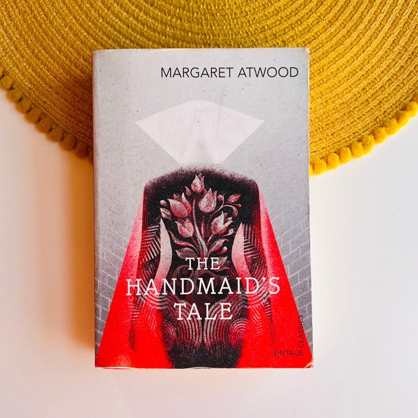 The Handmaid's Tale by Margaret Atwood, Retro Vintage Old Book, Classic Novel, Adaptation HBO Series Book World-Famous novel