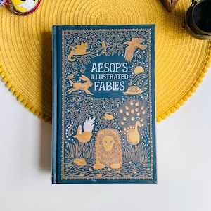 Aesop&#39;s Illustrierte Fabeln, Farbplatten von Arthur Rackham, Barnes & Noble Collectable Editions, Aesop Stories English, Fairy Folk Tales