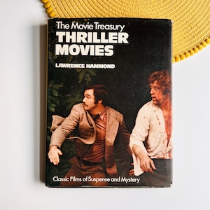The Movie Treasury Thriller Movies Book, 60s 70s 80s Thriller Film, Horror Film Lover Fan, Retro Halloween, Cinephile Boyfriend Gift, Cinema