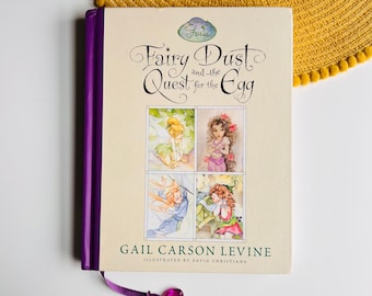 Disney Fairies, Fairy Dust and the Quest for the Egg Book par Gail Carson Levine, fée clochette Peter Pan Fairies, cadeau d'anniversaire pour la Saint-Valentin