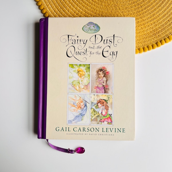 Disney Fairies, Fairy Dust and the Quest for the Egg Book by Gail Carson Levine, Tinkerbell Peter Pan Fairies, Valentine's Day Birthday Gift