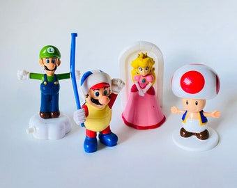 Super Mario Bros Bowser Action Figure Model Mini Kid Toy 9cm