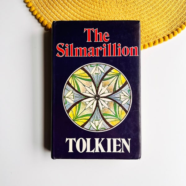 First Edition The Silmarillion Book by J. R. R. Tolkien, First UK Edition 1977 Christopher Tolkien, First Age of Middle Earth Fantasy Book