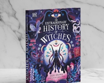 Buitengewone geschiedenis van heksen, buitengewone geschiedenissen, geschiedenis van heidense heksen, boek over heksenprocessen, boek hekserij voor kinderen