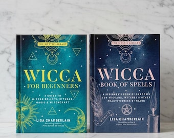 Wicca for Beginners, Wicca Book of Spells, Wiccan Beliefs Rituals Magic Witchcraft Guide, Book of Shadows, Mystic Library, Lisa Chamberlain