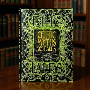 Celtic Myths & Tales, Epic Tales, Gothic Fantasy, Nordic Mythology, Scandinavian Gods, Heroes, Collectable Deluxe Book, Decorative Ancient