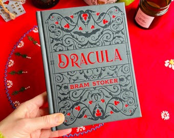 Bram Stoker&#39;s Dracula, Chartwell Books Special Deluxe Edition, Flexi-Bound Faux Leather Cover, Black Red Gothic Horror, Foil-embossed Design