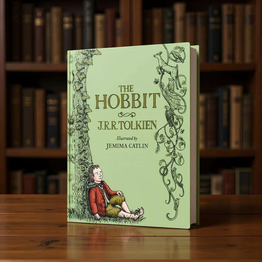 The Hobbit J R R Tolkien Illustrated Edition Jemima Catlin Lovely the-hobbit-j-r-r-tolkien-illustrated-edition-jemima-catlin-lovely