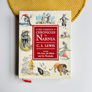 The Complete Chronicles Of Narnia, C S Lewis, Vintage Book, All Seven Tales, Pauline Baynes, Illustrated Narnia Book, 7 Books of Narnia