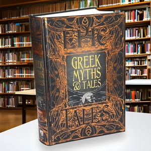 Greek Myths & Tales, Epic Tales, Gothic Fantasy, Greek Mythology, Greek Gods, Goddess Heroes, Collectable Deluxe Book, Decorative Ancient