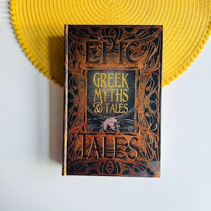 Greek Myths & Tales, Epic Tales, Gothic Fantasy, Greek Mythology, Greek Gods, Goddess Heroes, Collectable Deluxe Book, Decorative Ancient
