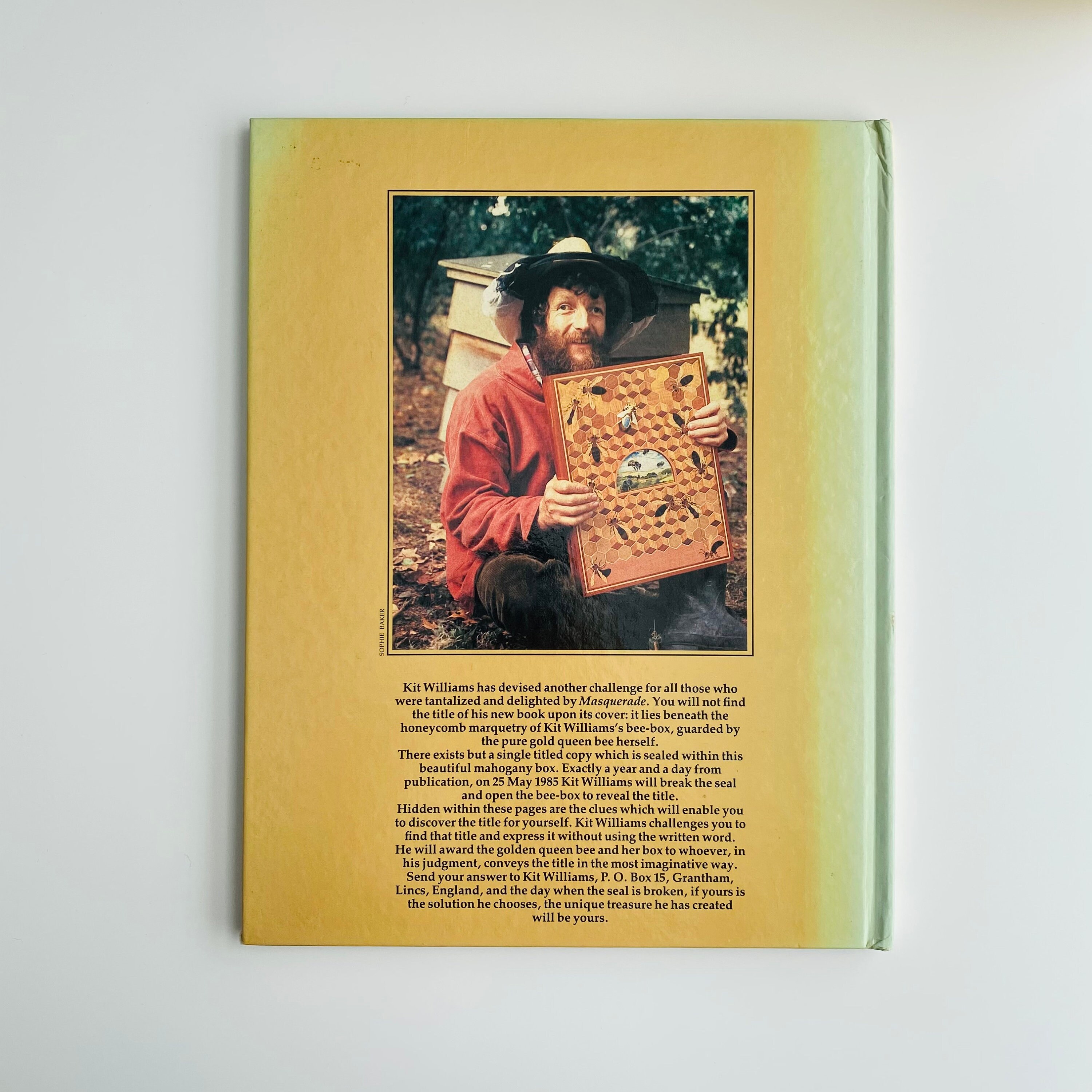 Kit Williams Kit Williams Books: Masquerade & the Bee Book, Vintage Art Illustration ...