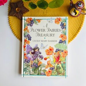 A Flower Fairies Treasury, Cicely Mary Barker, Vintage Book, 1997, First Edition Book, Birthday Gift, Flower Fairy Fairies, Poetry Fan Gif