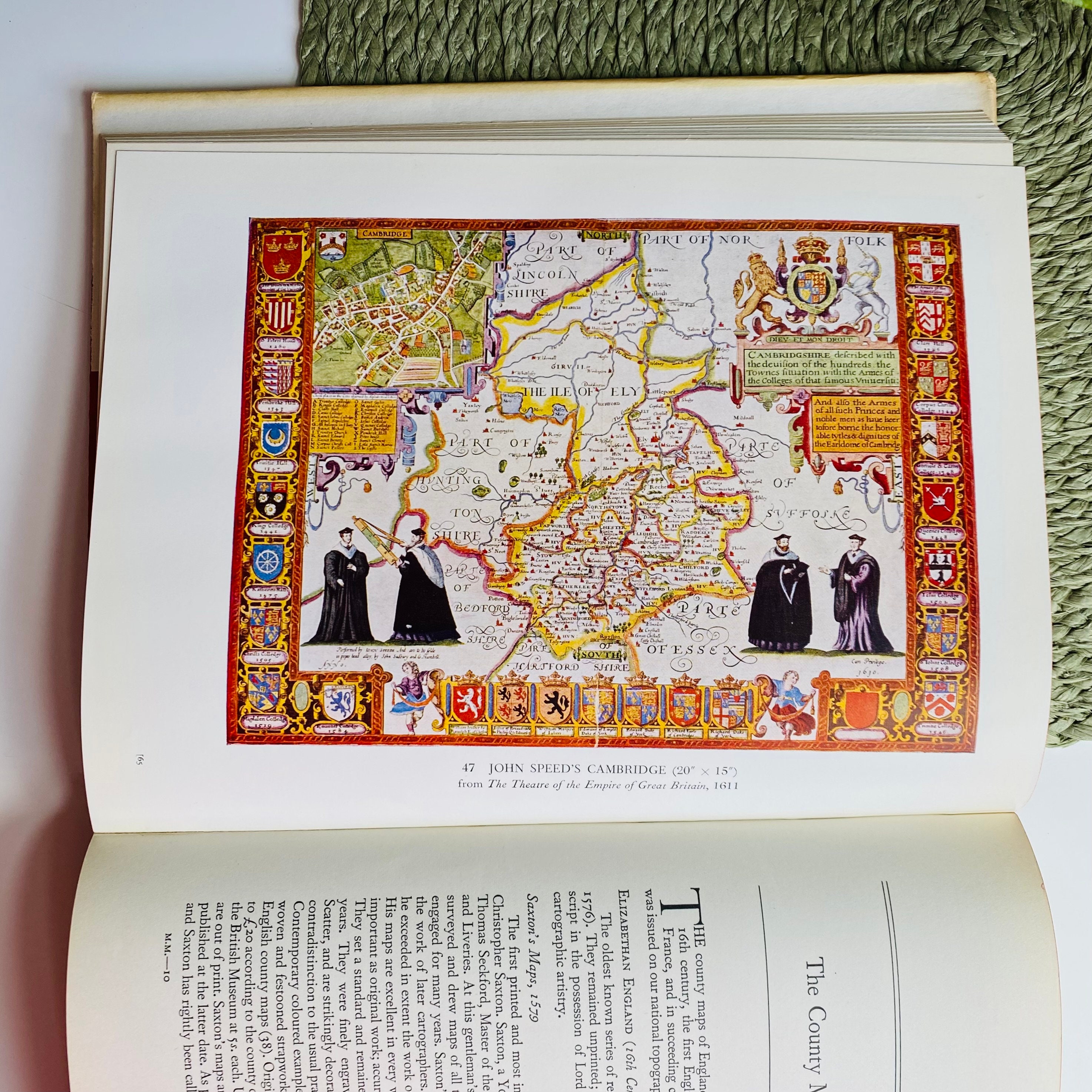 Maps and Map-makers by R V Tooley, Vintage Map Book, Old