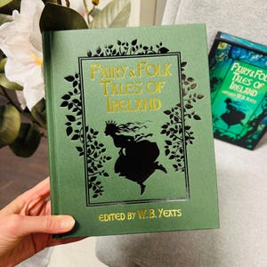 Fairy & Folk Tales of Ireland, W B Yeats, Irish Fairy and Folk Tales, Ireland, Irish Mythology, Irish Myths, Pagan Gift, Collectable Book