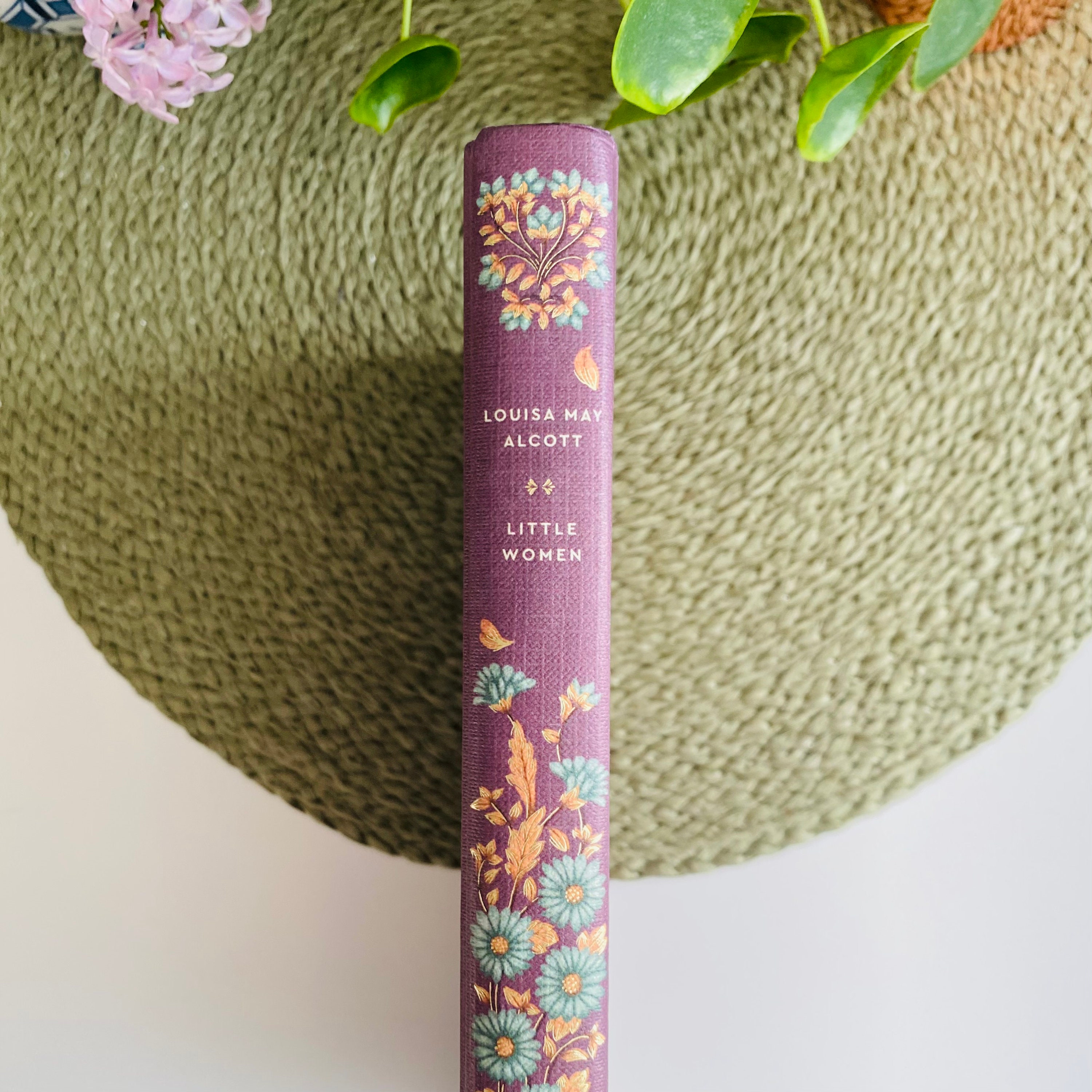 The Cranford Collection, Little Women Book by Louisa May Alcott, Floral Cover, Display