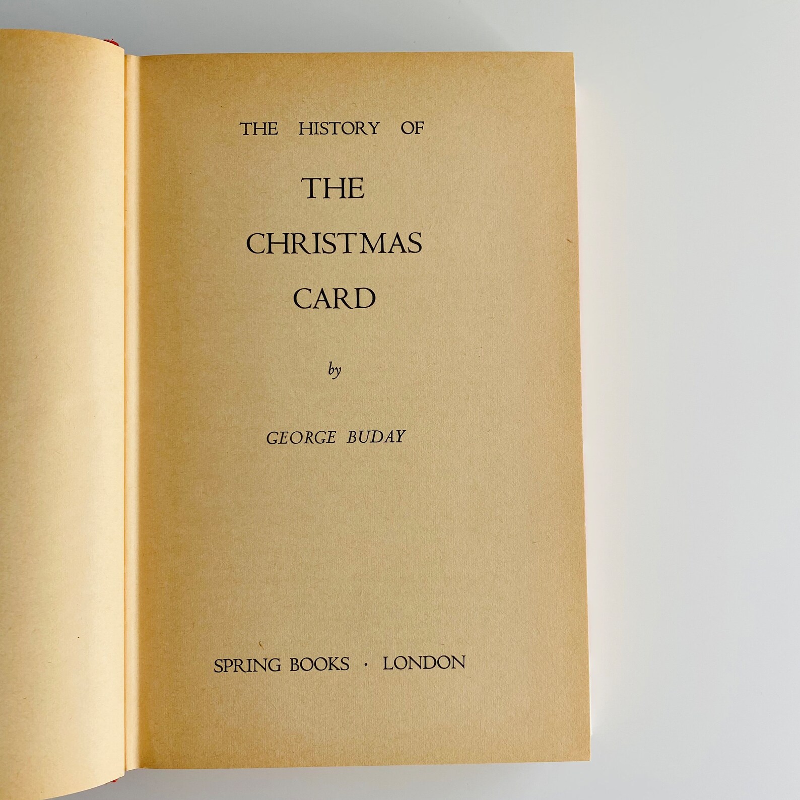 Vintage the History of the Christmas Card Buday 60s Etsy Australia