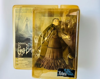 Tim Burton&#39;s Corpse Bride Series, Victoria Action Figure, McFarlane Toys, 2005, Retro Collectable Toy, TV Movie Fan Figurine, Doll Miniature