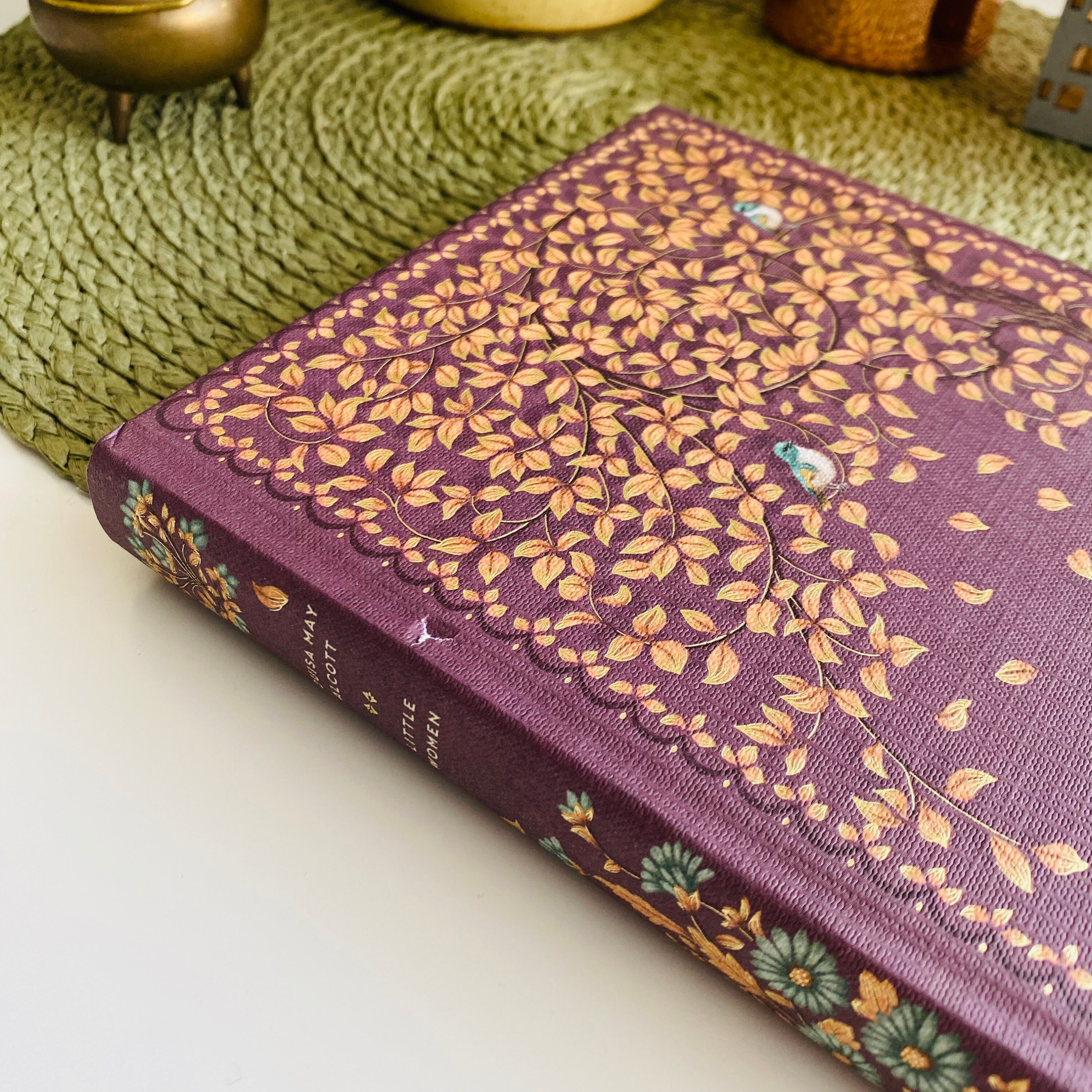 The Cranford Collection, Little Women Book by Louisa May Alcott, Floral Cover, Display