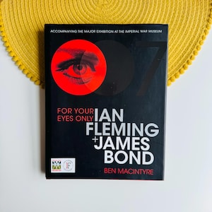 James Bond, For Your Eyes Only, Ian Fleming, James Bond Memorabilia Book, James Bond 007 Movie Fan Lover Gift, Original Film Art Collector