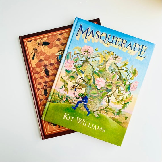 Kit Williams Books Masquerade & the Bee Book Vintage Art Etsy