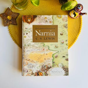 The Complete Chronicles Of Narnia Book by C S Lewis, Large Rare Collectable Book 2000, Vintage Children&#39;s Activity Party Day Birthday Book