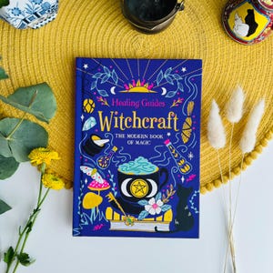 Witchcraft, The Modern Book of Magic, Wicca, Modern Pagan, Book of Shadows, Witchy Friend Gift, Magic Spell Book, Halloween Decoration