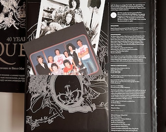 クイーン40周年記念本、クイーンバンド記念品伝記本、フレディ