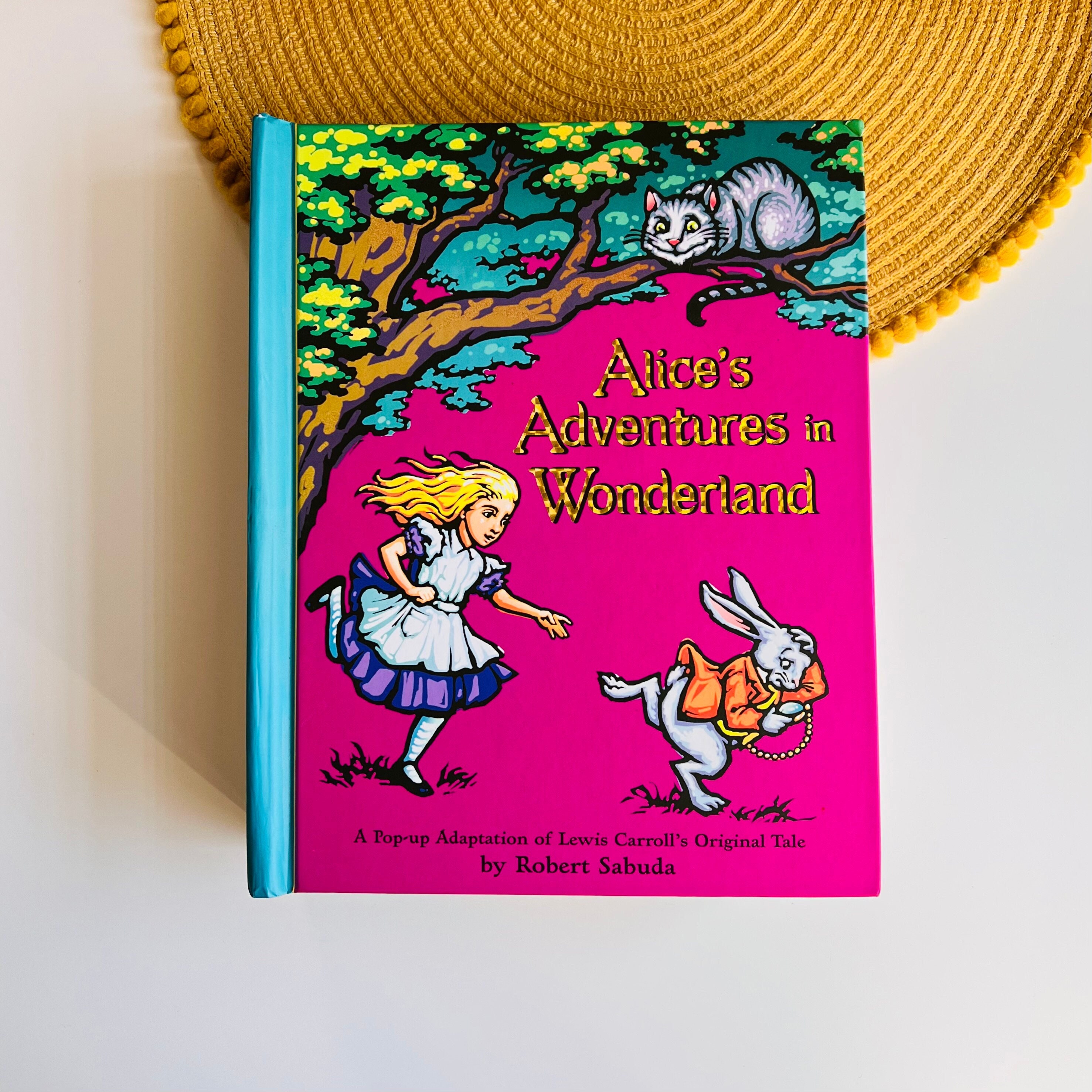 Alice's Adventures in Wonderland Pop-up Book Lewis Carroll by Robert Sabuda  Illustrated Retro Children Kids Christmas Gift 