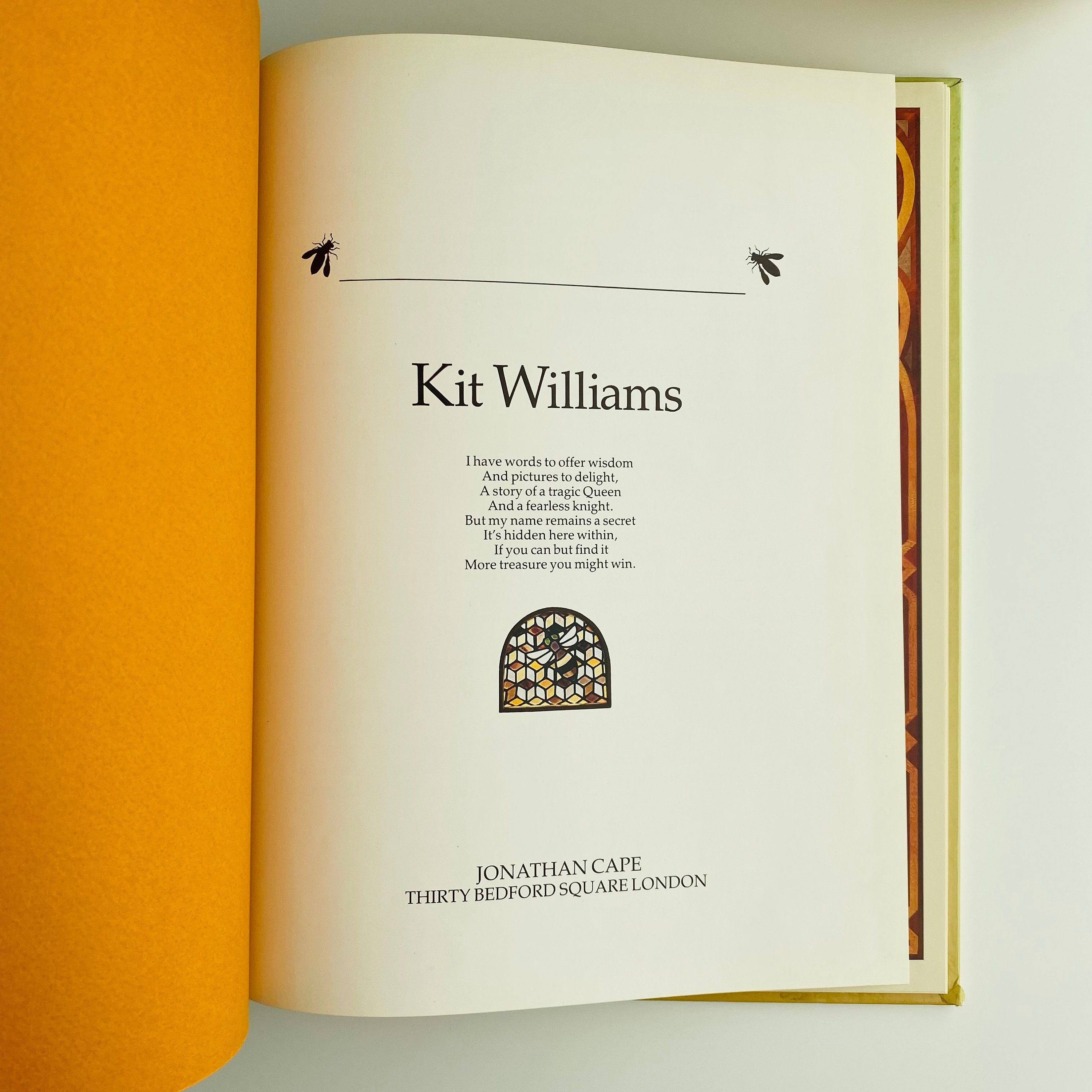 Kit Williams Kit Williams Books: Masquerade & the Bee Book, Vintage Art Illustration ...