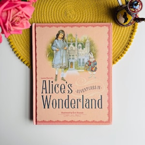 Alice&#39;s Adventures in Wonderland, Eric Kincaid, Vintage Alice Book, Retro Illustrated Children&#39;s Book, Lewis Carroll, Alice Lover Gift