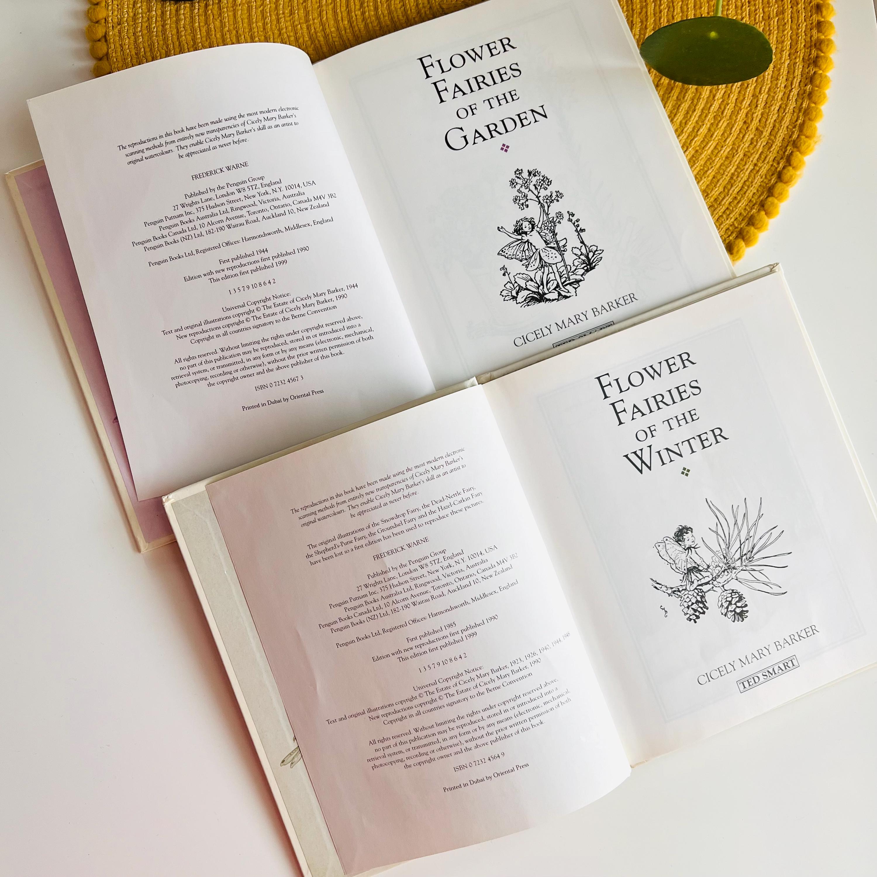 Flower Fairies Library Books One or Set, Cicely Mary Barker, Fairies of ...