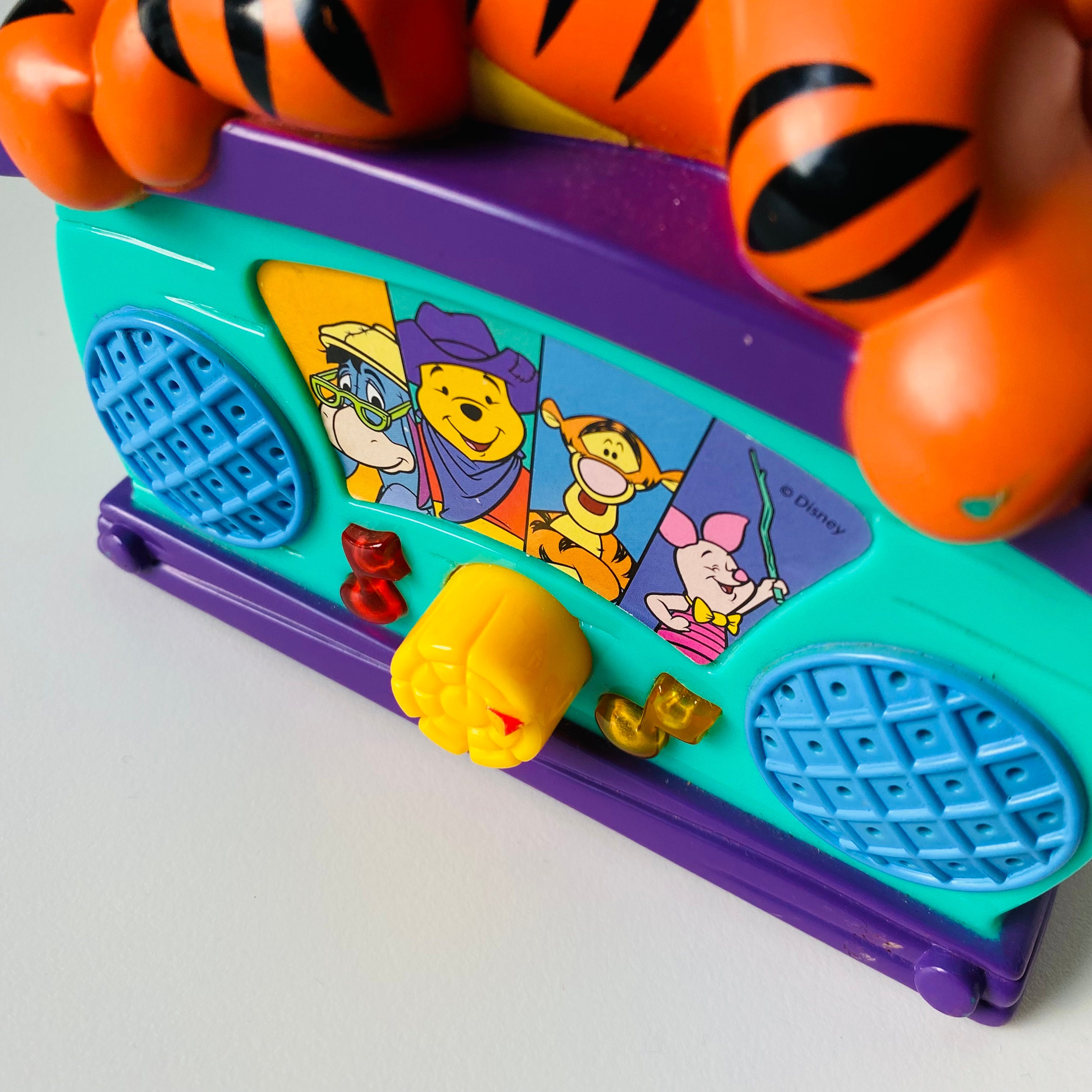 Winnie the Pooh Vintage Music Radio Children Toy Piglet Etsy