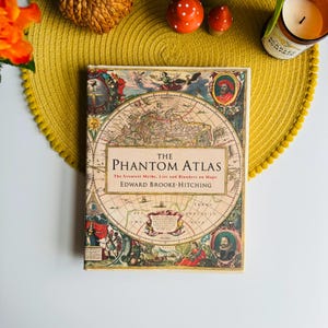 Der Phantom Atlas: Die größten Mythen, Lügen und Fehler auf Karten Buch, Vintage alte Karten Sammler dekorative, Weltkarte, Vater Vater Geschenk