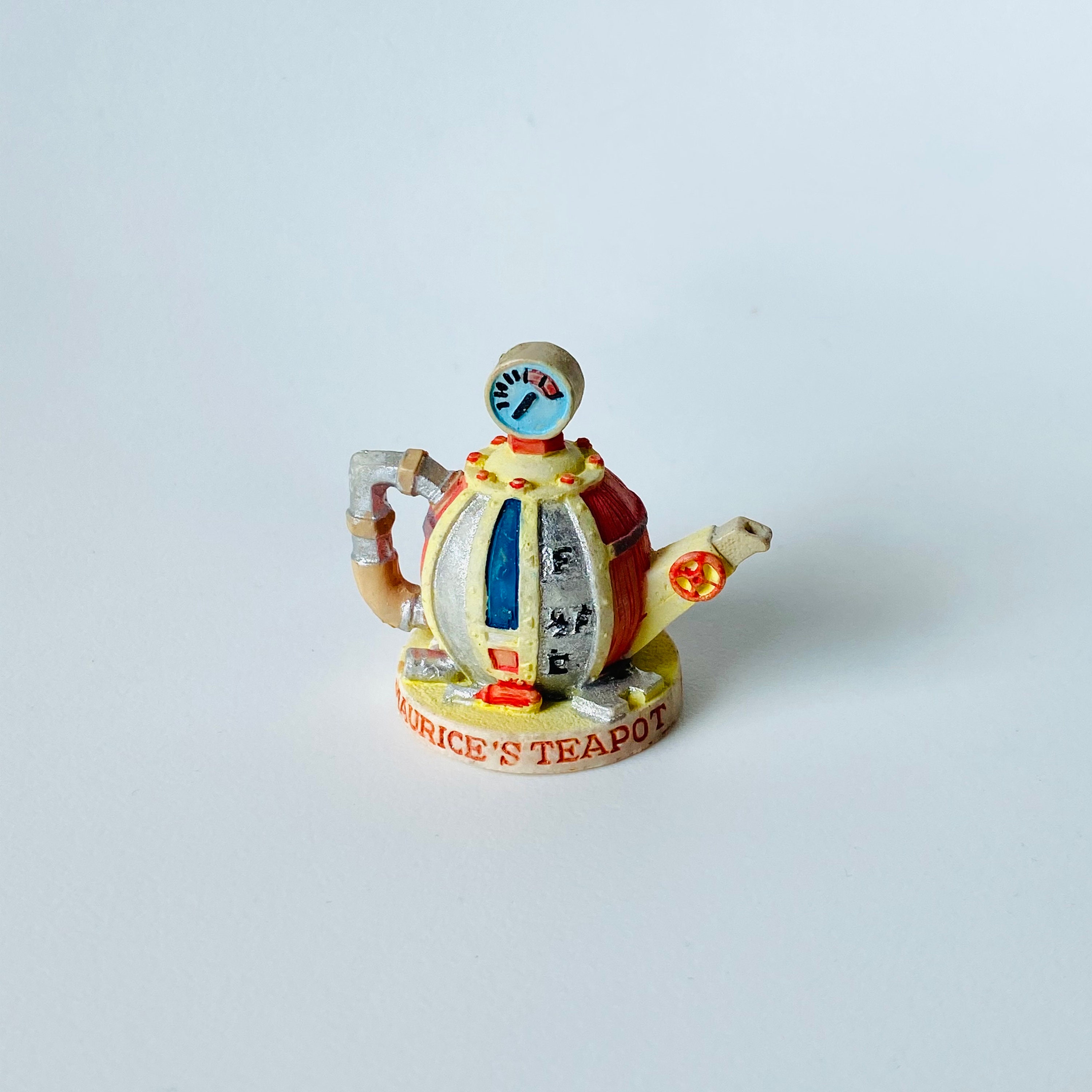 Tetley Tea Vintage Miniature Teapots, Resin Ornament Figure Decorative