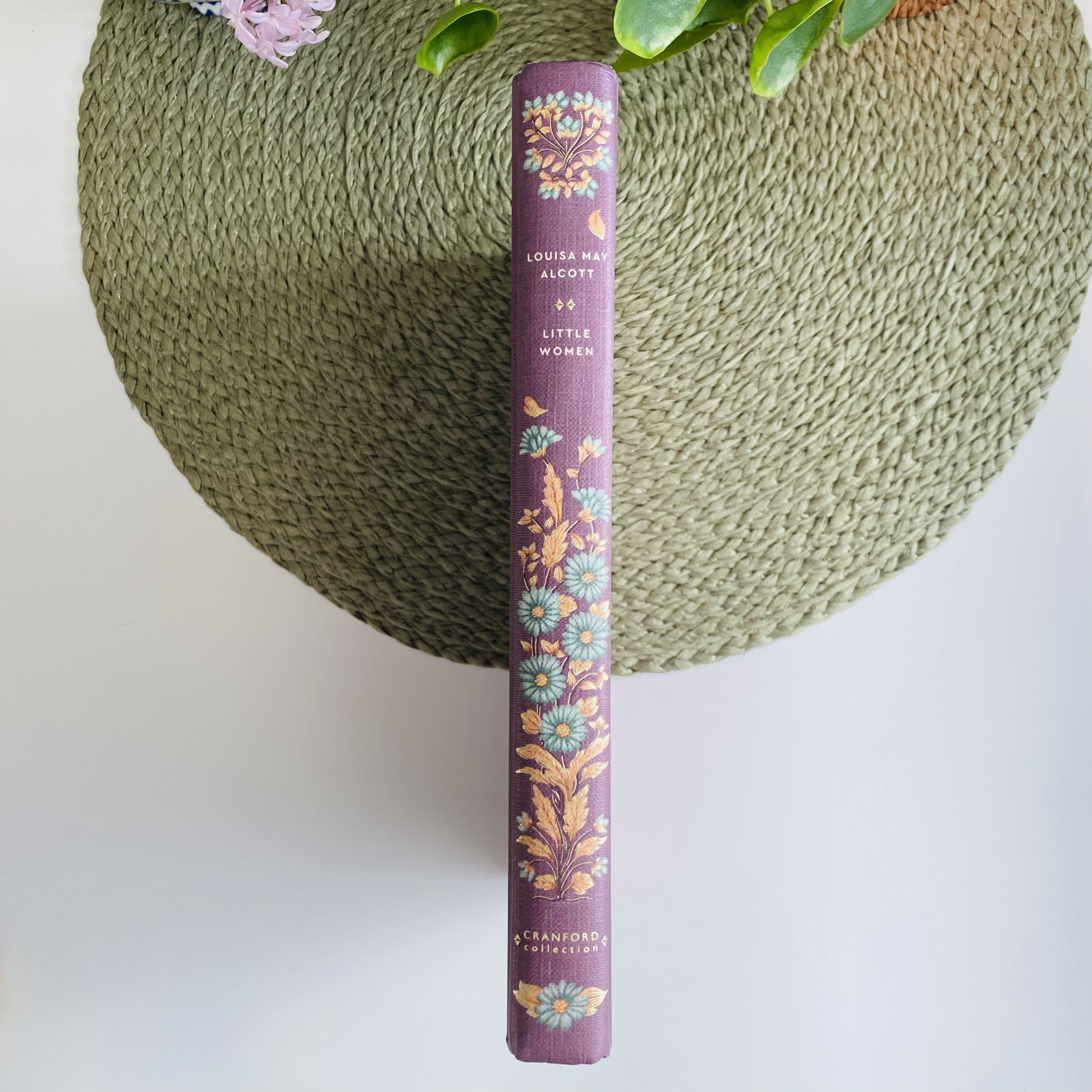 The Cranford Collection, Little Women Book by Louisa May Alcott, Floral Cover, Display