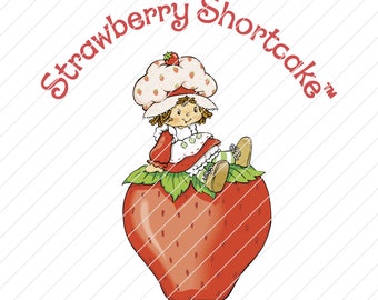80’s Strawberry Girl Transparent Graphic