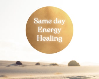 Same day energy-, Reiki-, crystal- or angel healing; spiritual session for positive growth