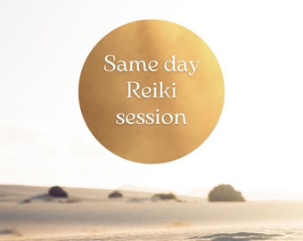 Same day Reiki session for calmth and emotional, mental, physical and spiritual relief - energy healing session