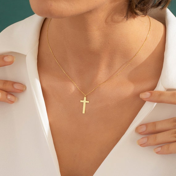 Small Cross Necklace – Monday Monarch