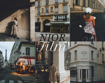 NIOR film Presets - Grainy preset - Mobile & Desktop Presets | Vintage Presets | city presets | Dark Moody | Cinematic preset | Lightroom