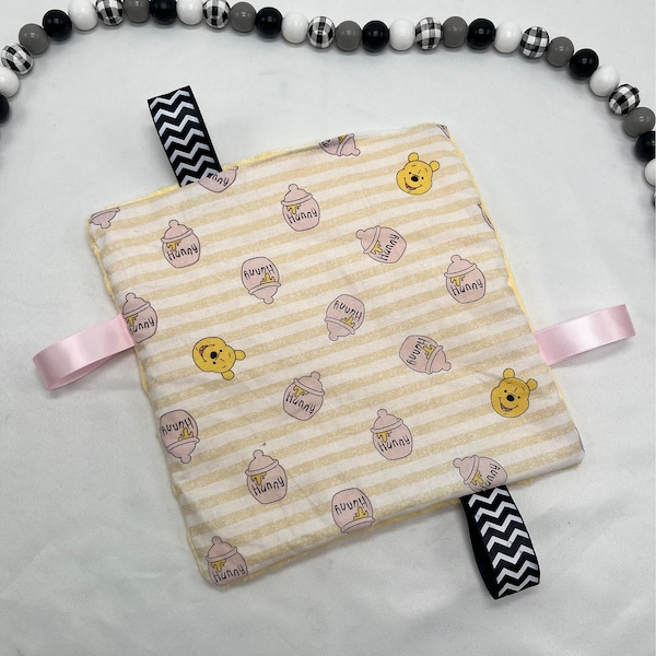 Winnie the pooh baby sensory tot | Baby Sensory | Baby Shower Gift| sensory toy for baby pooh bear