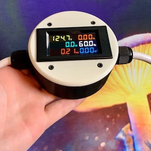 Dodo3D&#39;s Power Buddy UPM - Circle In-Line Pass-through Meter | 15A Rated Extension Cord, Plug and Play!