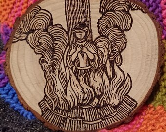 Brennende Hexe Woodburn