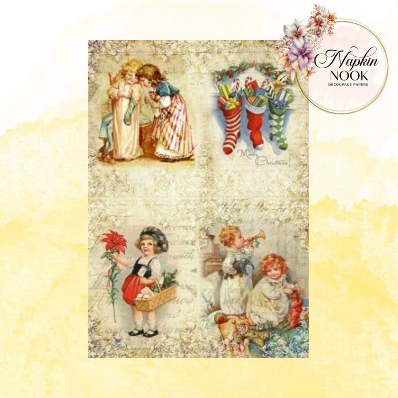 Christmas Rice Paper - Etsy